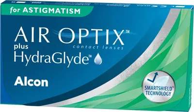 Контактная линза Air Optix For Astigmatism plus Hydraglyde Sph-0.50 cyl-1.25 ax160 R8.7