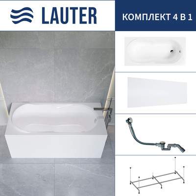 Ванна акриловая Lauter Celeste 170x75 / 21060075