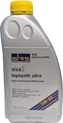 Моторные масла SRS Viva 1 Topsynth Ultra 5W-30