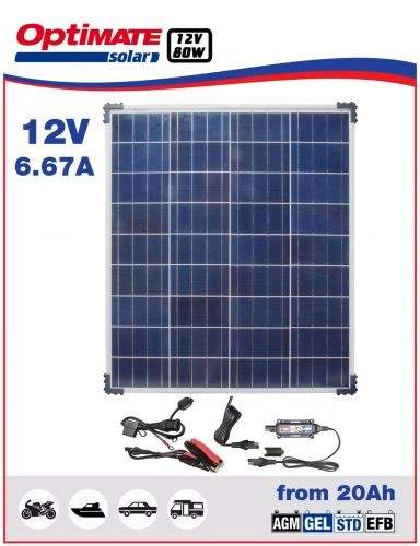 TM523-8KIT1 Солнечное зарядное устройство Optimate SOLAR 80W OptiMate