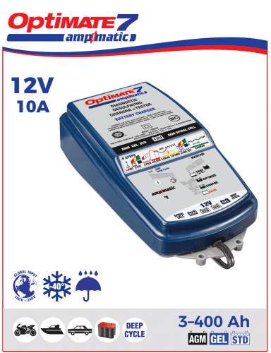 Зарядное устройство OptiMate 7 Ampmatic (1-10А, 12V), TM254
