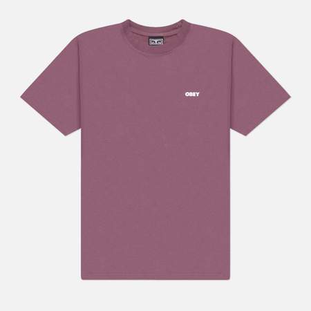 Мужская футболка OBEY Bold Icon Face, цвет фиолетовый, размер XL