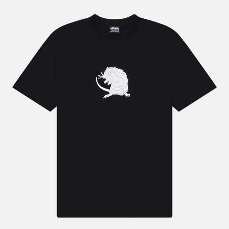 Мужская футболка Stussy Long Range, цвет чёрный, размер M