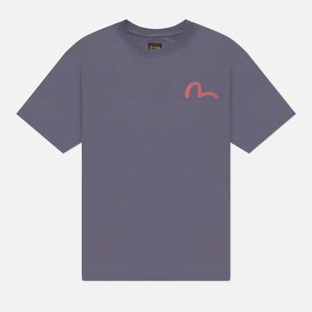 Мужская футболка Evisu Maniac, цвет синий, размер XL