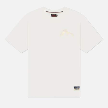 Мужская футболка Evisu Heritage Seagull Puff Print, цвет белый, размер M
