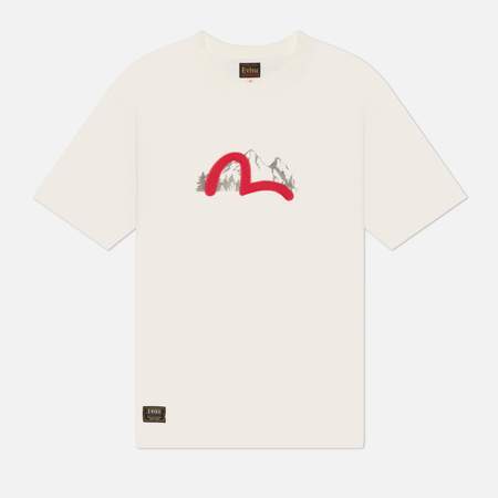 Мужская футболка Evisu Vintage Evisu Hiking, цвет белый, размер M