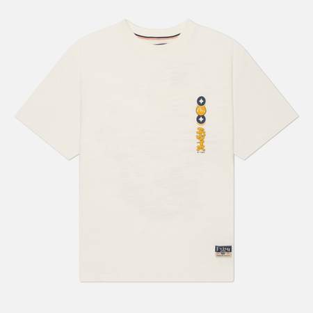 Мужская футболка Evisu Heritage Godhead & Koi Printed, цвет белый, размер L