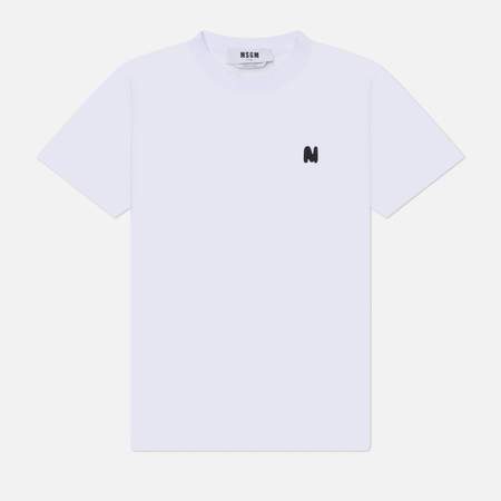 Женская футболка MSGM The M Wave, цвет белый, размер M