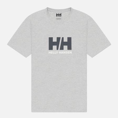 Мужская футболка Helly Hansen HH Logo 3.0, цвет серый, размер L