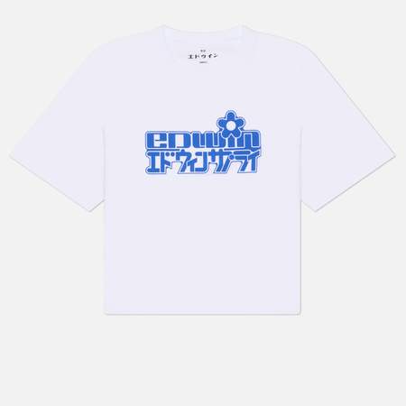 Женская футболка Edwin W' Sakura, цвет белый, размер XS