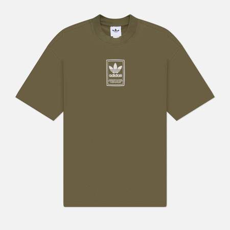 Мужская футболка adidas Originals Elevated GFX, цвет оливковый, размер XXL