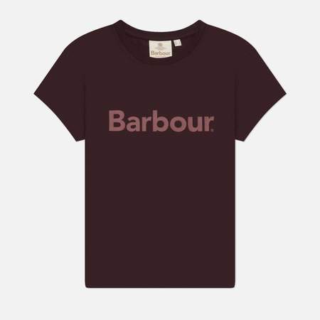 Женская футболка Barbour Hartland, цвет бордовый, размер M
