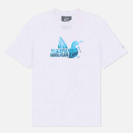 Мужская футболка Peaceful Hooligan Pyro Dove, цвет белый, размер XL