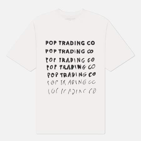 Мужская футболка Pop Trading Company Sketchy, цвет белый, размер XL