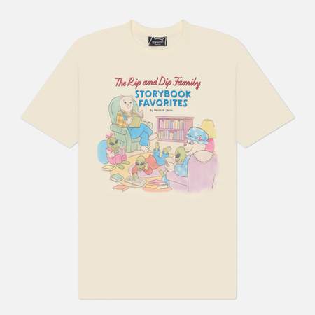 Мужская футболка RIPNDIP Storybooks, цвет бежевый, размер XL