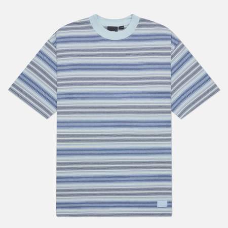 Мужская футболка Vans Stripe Ringer Loose, цвет голубой, размер M