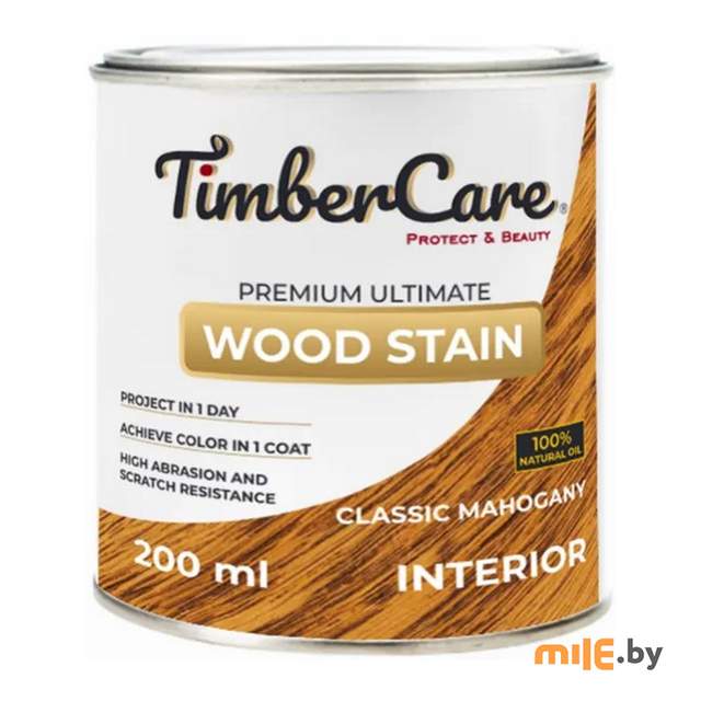 Масло тонирующее для дерева TimberCare 350013 (классический махагон) 0,2 л