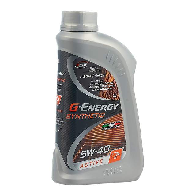 Масло моторное G-Energy SyntheticActive 5W-40 1 л