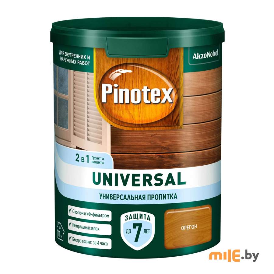 Пропитка Pinotex Universal 2 в 1 Орегон 0,9 л (5620704)
