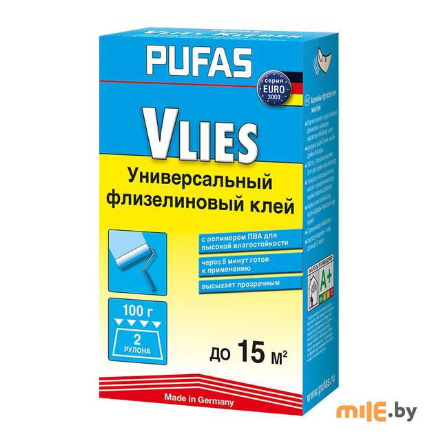 Специальный флизелиновый клей PUFAS Euro 3000 100 г