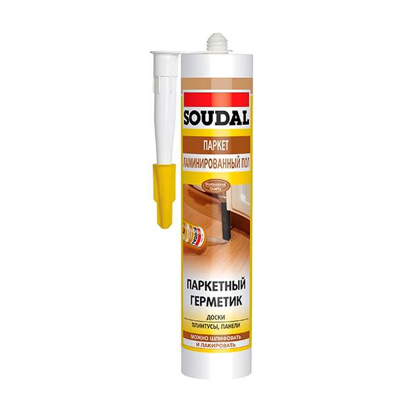 Герметик акриловый для дерева Soudal (вишня) 280 мл