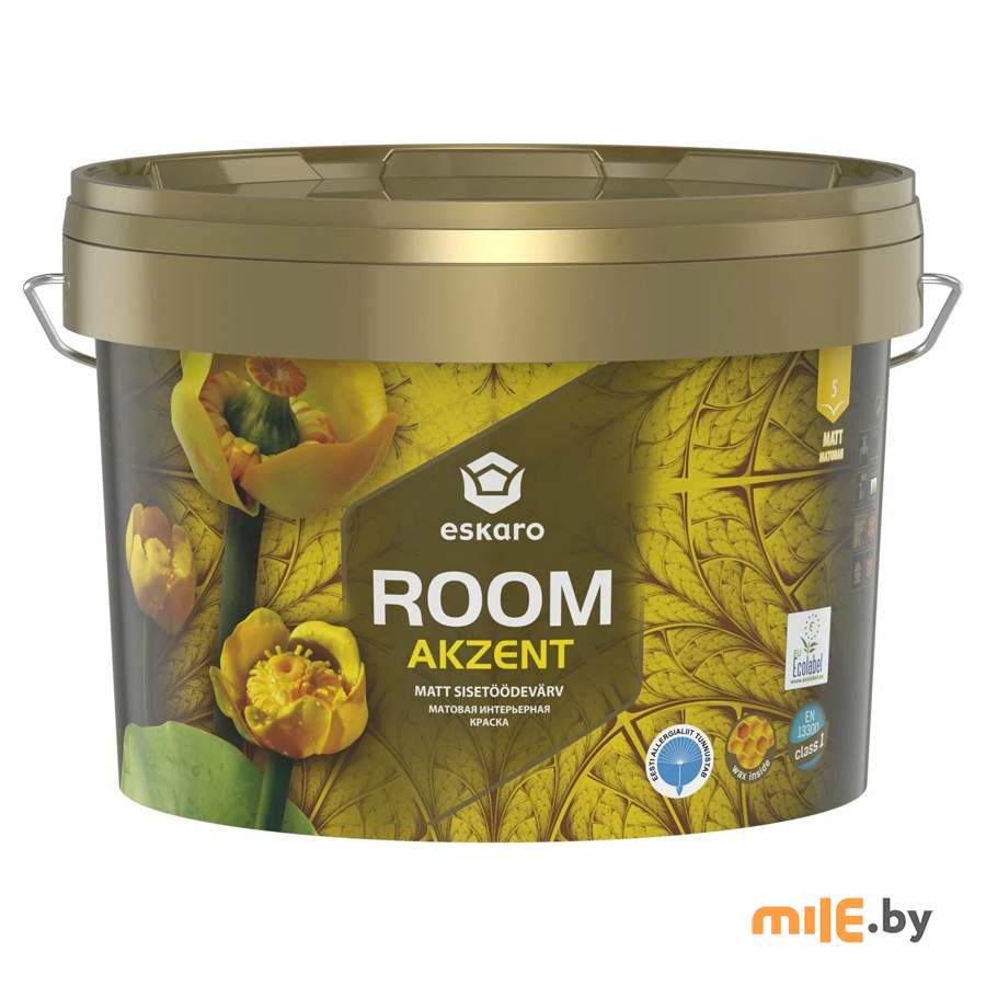 Краска матовая интерьерная Eskaro Akzent Room TR 2,7 л