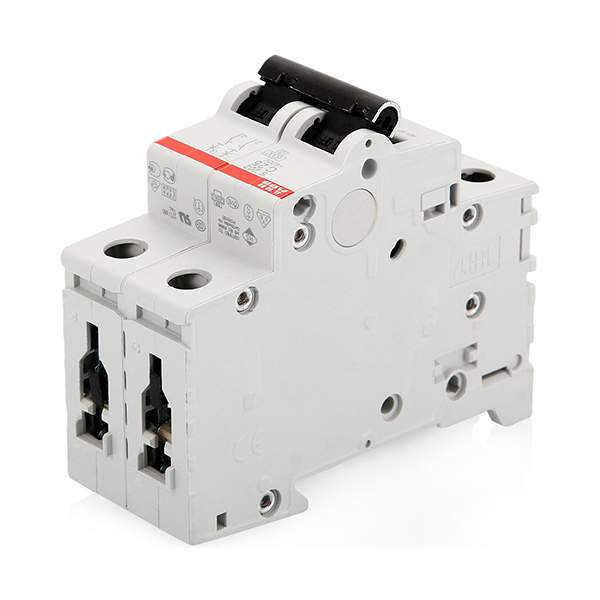 Автоматический выключатель ABB S 202 2P С 25А 6кА 2M 2CDS252001R0254-00.00-00.00-01.01