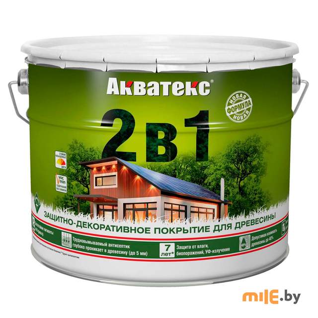 Состав Акватекс 2 в 1 сосна 9 л