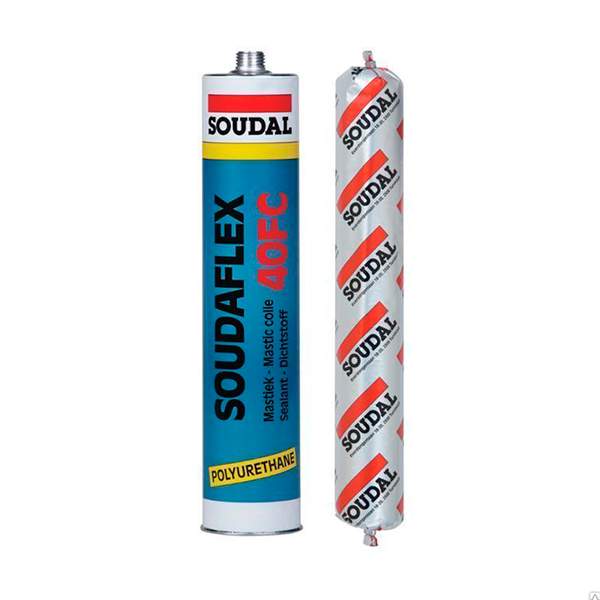 Герметик полиуретановый Soudal Soudaflex 40FC (белый) 600 мл