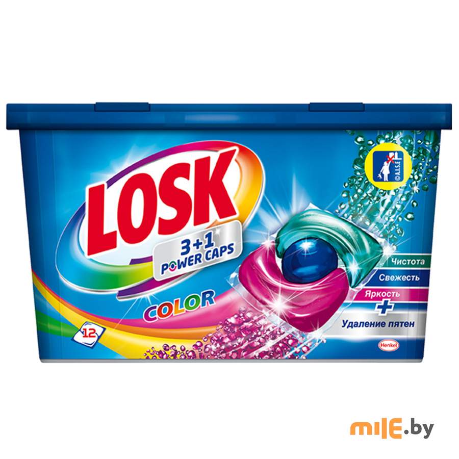 Капсулы для стирки Losk Капс Колор 12 шт