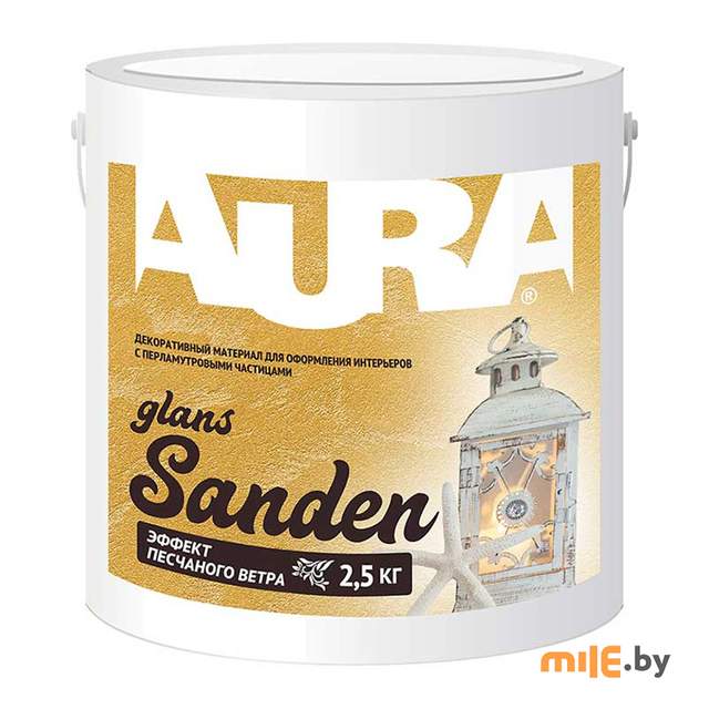 Декоративный акриловый материал Condor Sanden Glans Silver 2,5 кг