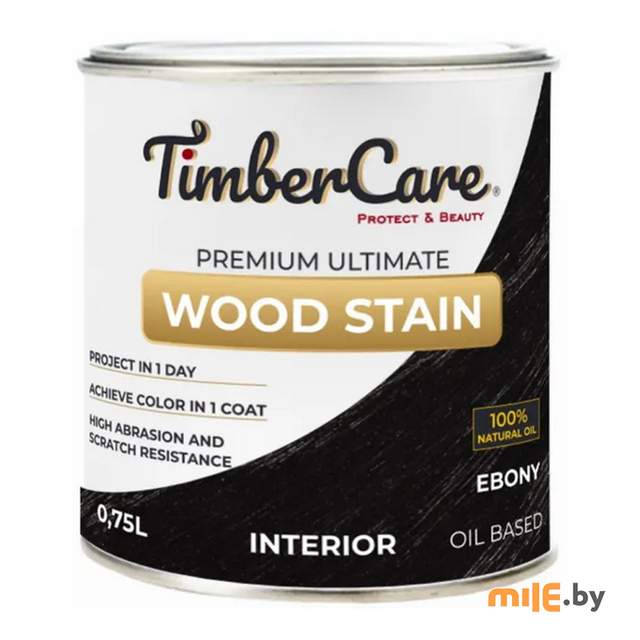 Масло тонирующее высокой прочности TimberCare 350036 (эбеновое дерево) 0,75 л