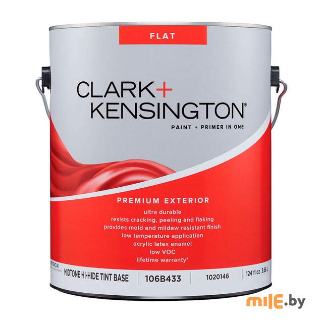 Фасадная краска-грунт Ace Clark+Kensington 106B433-6 (midtone base) 3,78 л