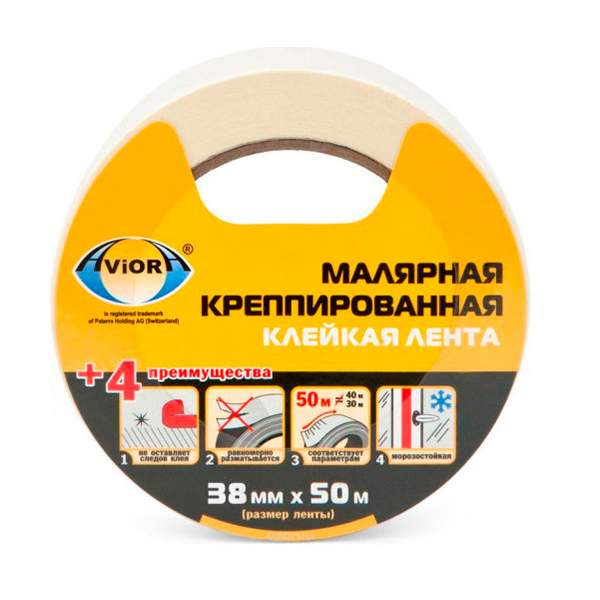 Лента малярная Aviora (304-009) 50м x 38мм