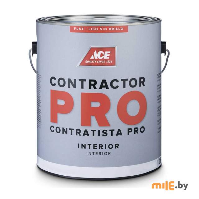 Краска Ace Contractor Pro Flat Interior (246B410-6) 3,78 л белый