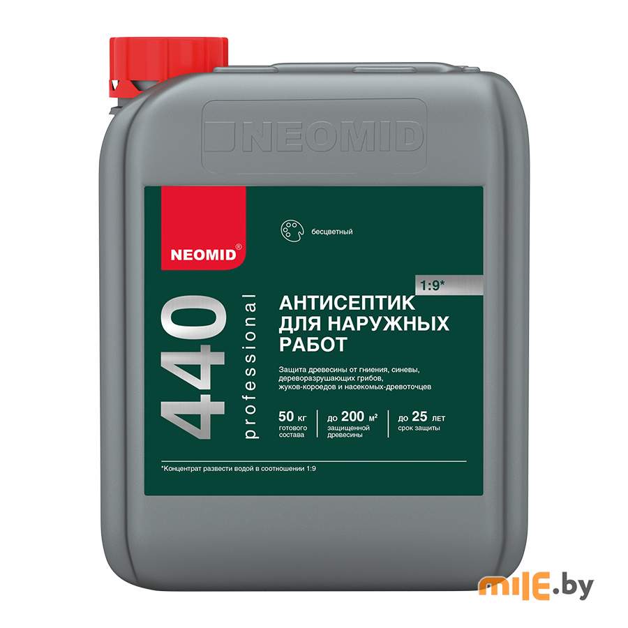 Состав деревозащитный для наружных работ NEOMID 440 Eco 5л