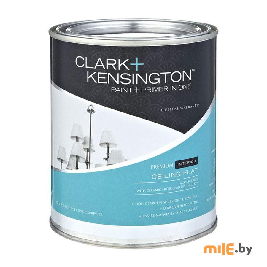 Краска для потолка Ace Clark+Kensington Ceiling White (124A129) 0,946 л