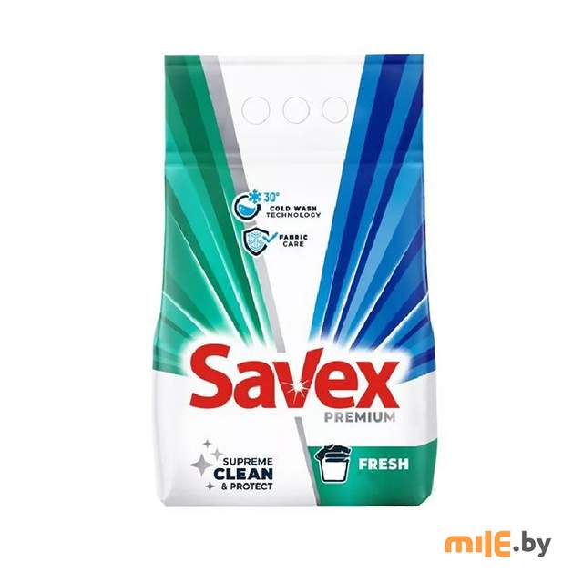 Порошок стиральный Savex Fresh для машинной стирки 2 кг