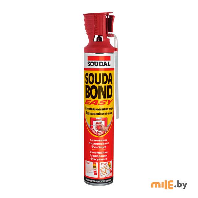 Клей строительный полиуретановый Soudal Soudabond Easy Genius Gun 750 мл
