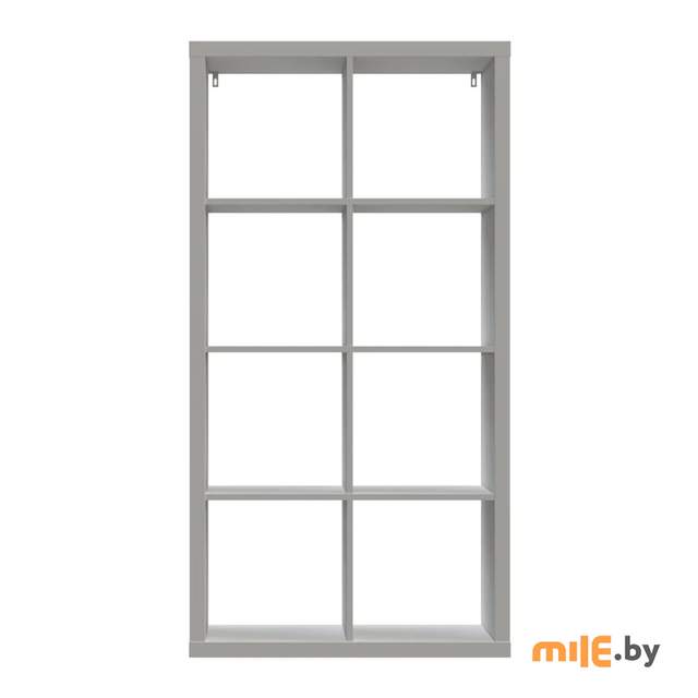 Стеллаж Mebelain (00036) Фора 8 белый 147x76x38 см