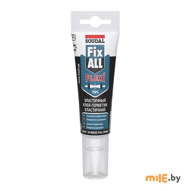 Клей-герметик гибридный Soudal Fix All Flexi (белый) 125 мл
