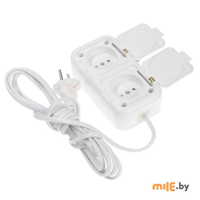 Удлинитель Bylectrica на 2 гнезда 2 м с заземлением