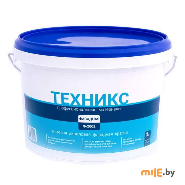Краска Техникс Фасад Ф-2002 P 3 кг