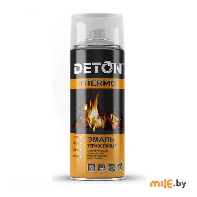 Эмаль термостойкая Deton Thermo 520 мл (серебристый)
