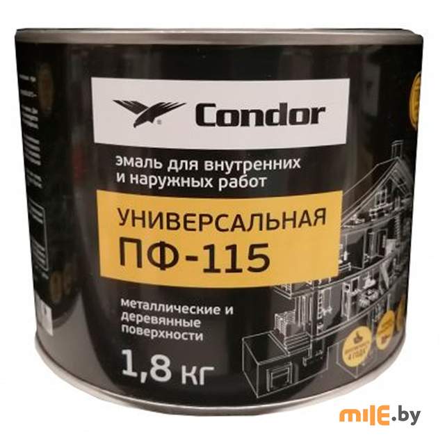 Эмаль Condor ПФ-115 зеленая 1,8 кг