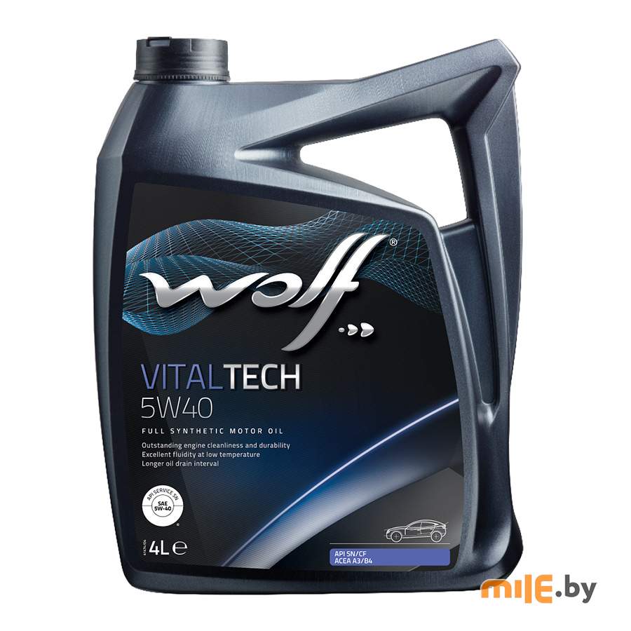 Масло моторное WOLF VitalTech 5W-40 4 л