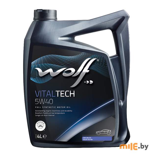 Масло моторное WOLF VitalTech 5W-40 4 л
