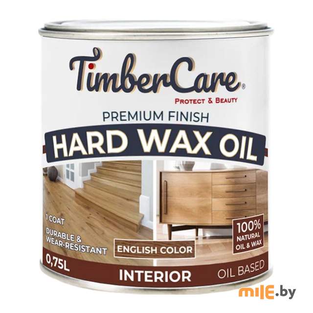 Защитное масло с твердым воском TimberCare 350060 (орех) 0,75 л