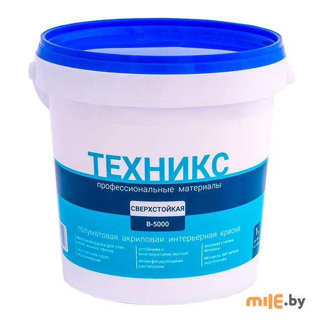 Краска Техникс Сверхстойкая В-5000 P (белая) 1 кг