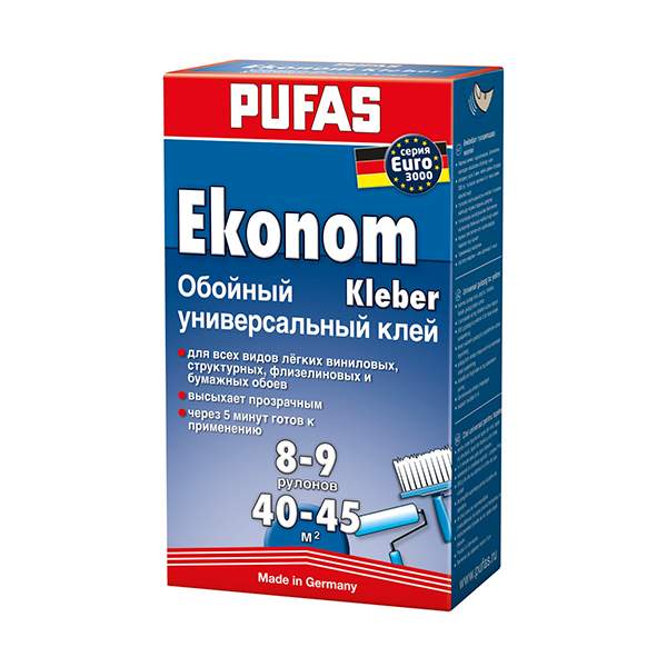 Клей для обоев PUFAS Econom Euro 3000 300 г